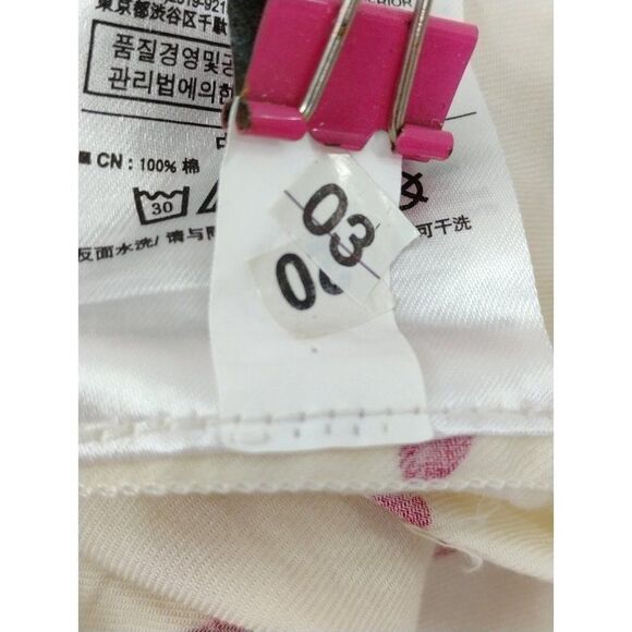 babyGap 6-12 Months Hearts Love Long Sleeve Onesie Ivory and Red - Picture 12 of 15